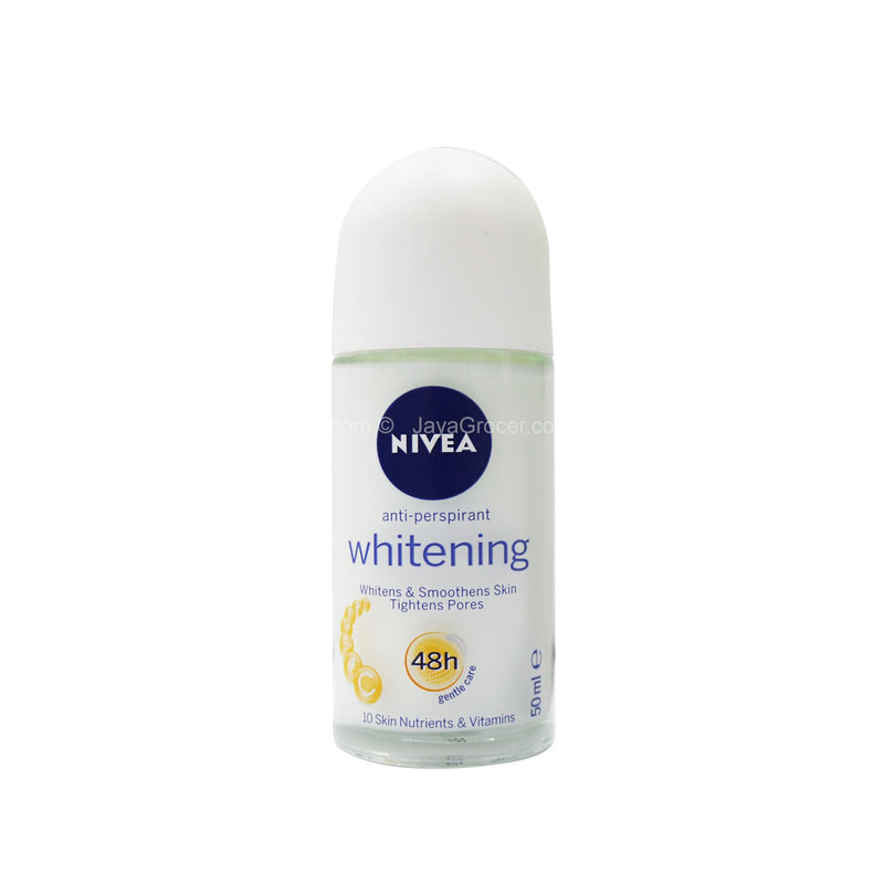 Nivea Whitening Anti-Perspirant Roll-On Deodorant 50ml