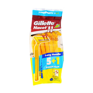 Gillette Nacet II Razors 5pcs/pack