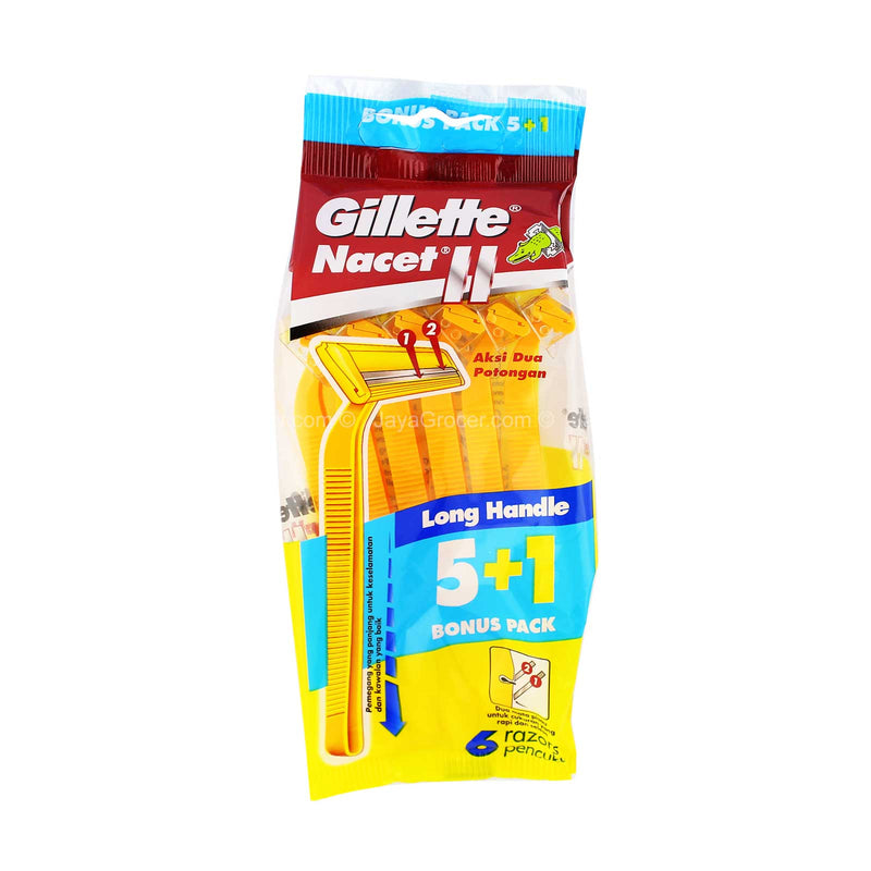 Gillette Nacet II Razors 5pcs/pack