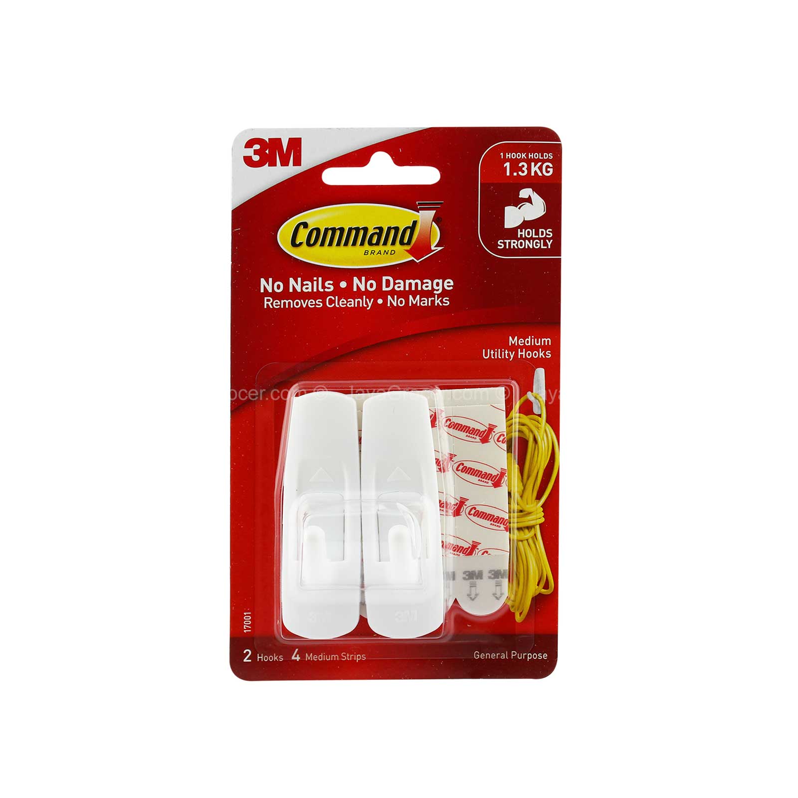 Command Utility Hook (Medium) 2HK+4ST 1pack