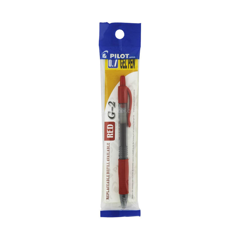 Pilot G-2 0.7mm Red Gel Pen 1piece