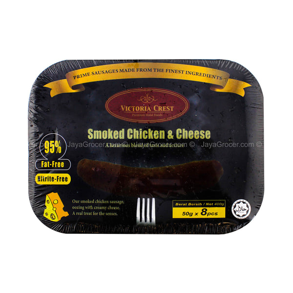 Victoria Crest Smoked Chicken & Cheese Sausage 50g x 9
