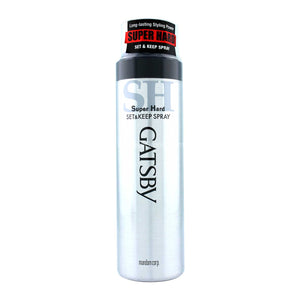Gatsby Set and Keep Hair Spray (Super Hard) 180g