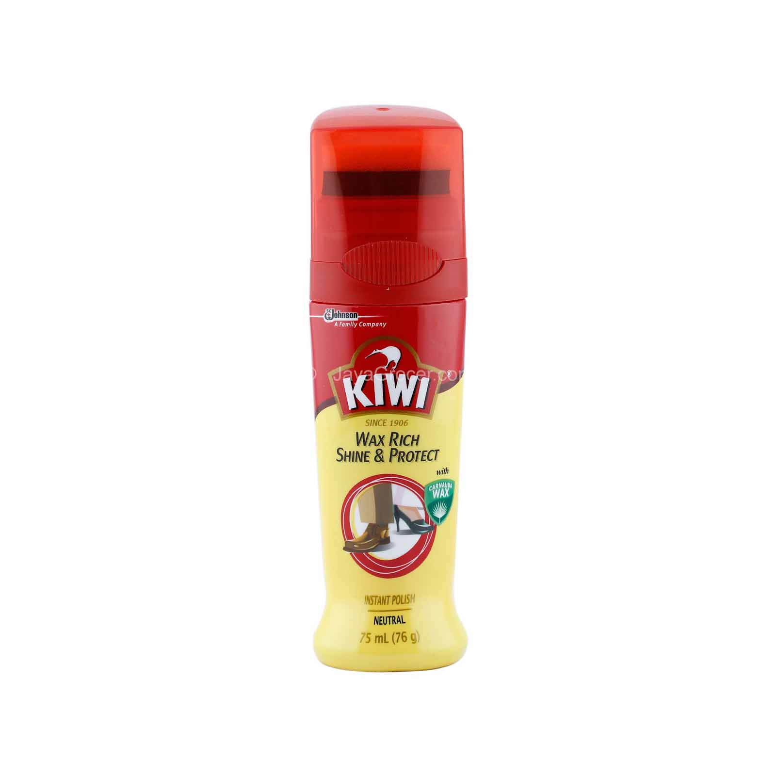 Kiwi Shoes Wax Rich Shine & Protect Neutral Color 75ml
