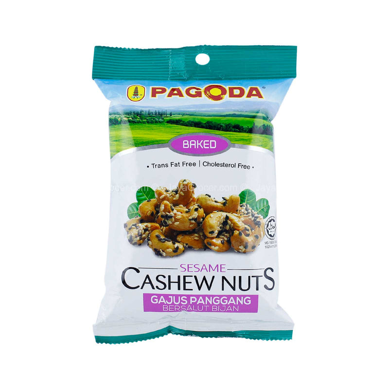 Pagoda Baked Cashew Nuts Sesame Coated 70g