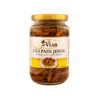 Vias Kampung Pickled Hot Chilli 350g