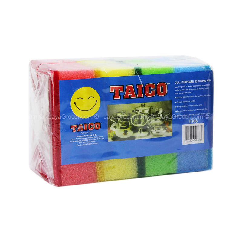 TAICO COLOUR SCOURING PAD 4S 1306**