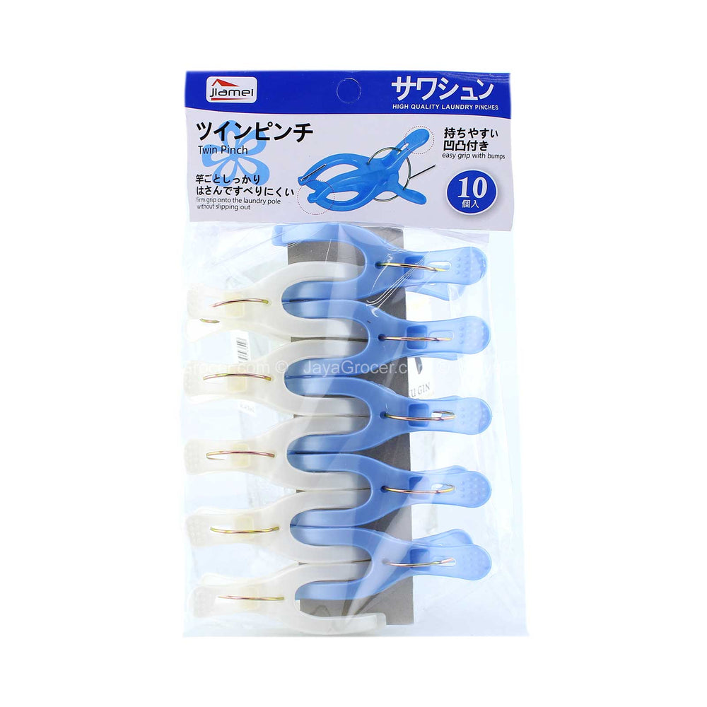 Cloth Peg 5104 Blue/White 10pcs/pack