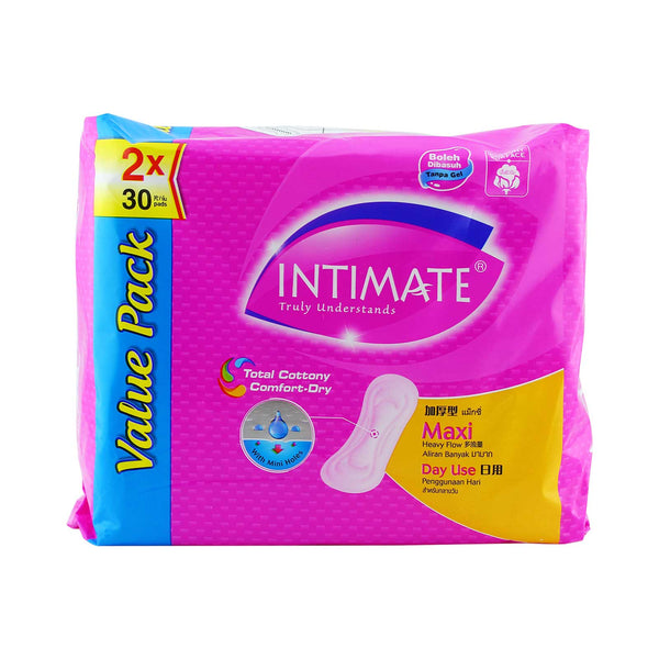 Intimate Day Use Maxi Non-Wing Pad 20pcs x 3