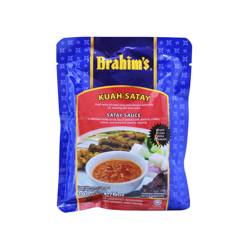 Brahim's Satay Sauce (Kuah Kacang Segera) 180g