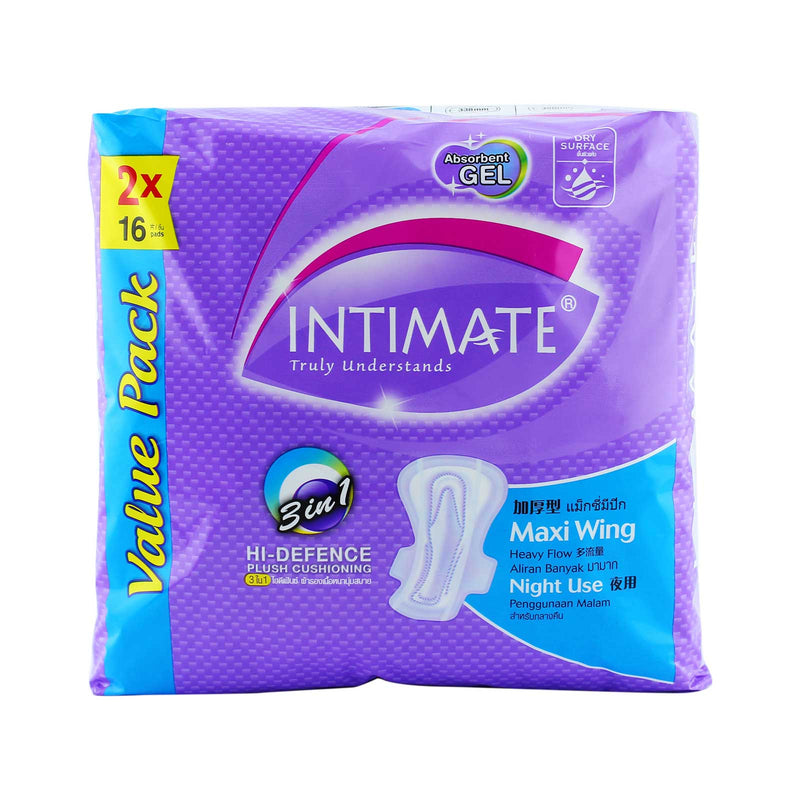 Intimate Night Use Maxi Wing Sanitary Pad 14pcs x 2