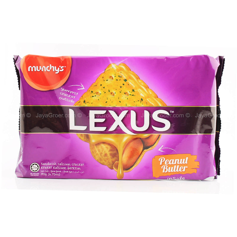 Munchy’s Lexus Peanut Sandwich Cracker 190g
