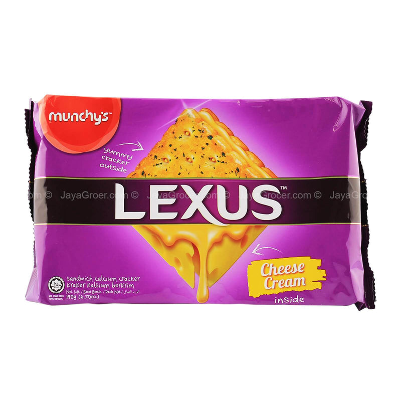 Munchy's Lexus Cheese Sandwich Cracker 190g