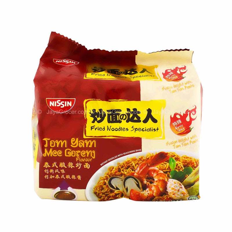 Nissin Tom Yam Flavor Fried Instant Noodle 85g x 5