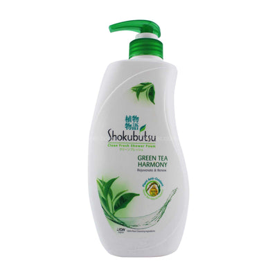 Shokubutsu Green Tea Harmony Clean Fresh Shower Foam 650ml