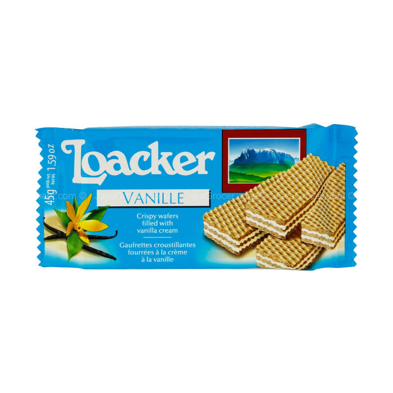 Loacker Vanille Wafer Biscuit 45g