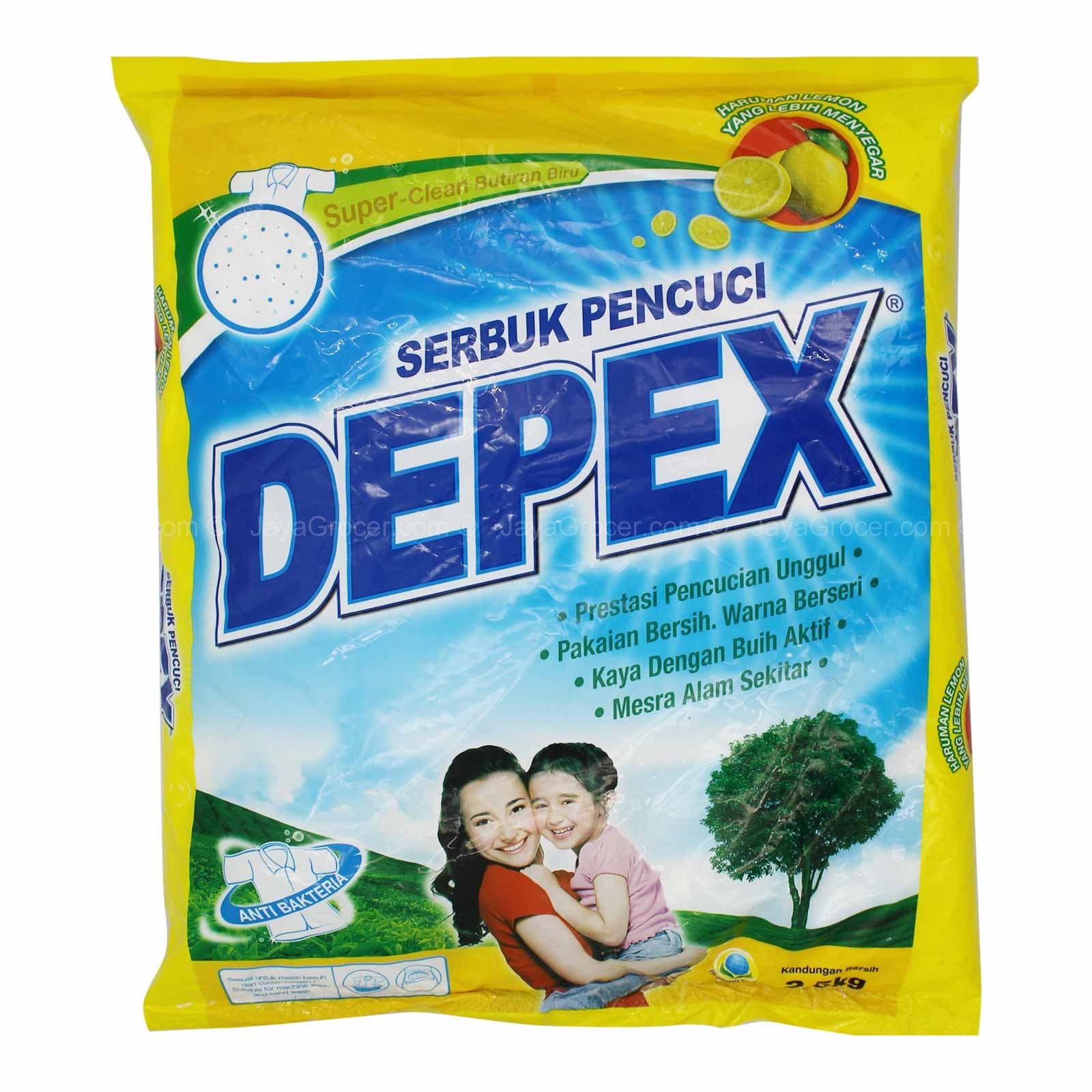 Depex  Detergent Powder Lemon 2.5kg