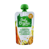 Only Organic Carrot Red Lentil Cheddar 120g