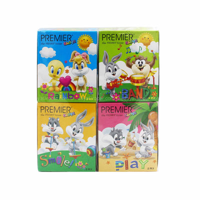 Premier Kids Cube Facial Tissue 70pcs x 4