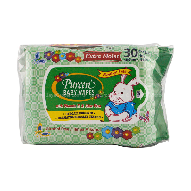 PUREEN BABY WIPES BWWH 2030(2X30/S)GREEN