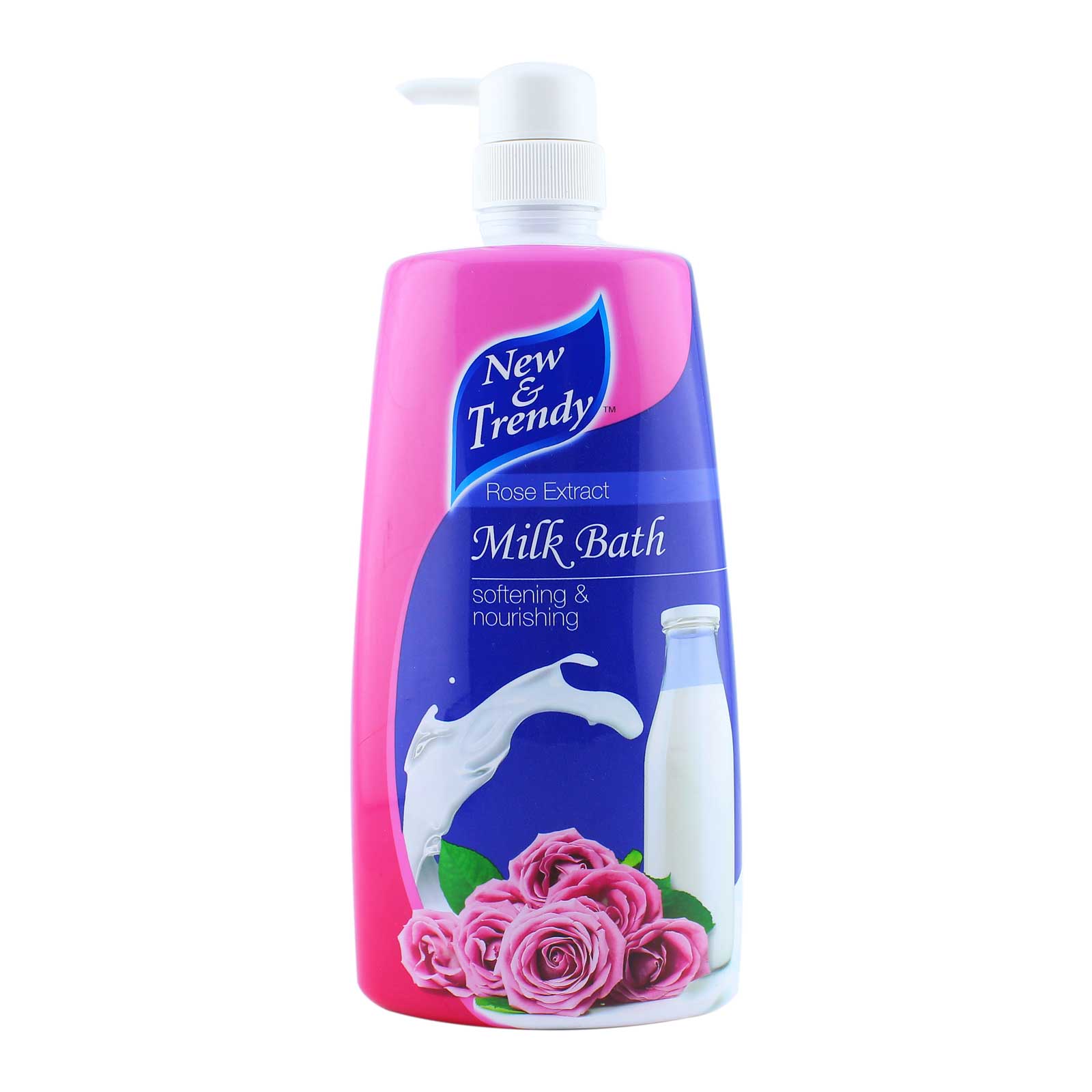 New & Trendy Softening & Nourishing Milk Bath with Rose Extract 950ml