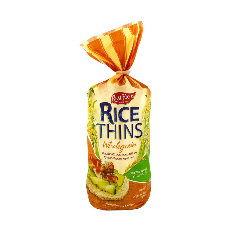 Real Foods Wholegrain Rice Thins 150g