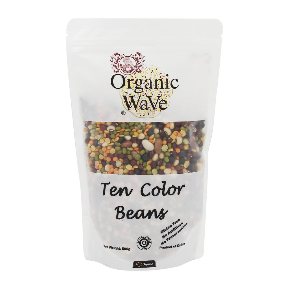 P'Tan Organic 10 Colour Beans 500g