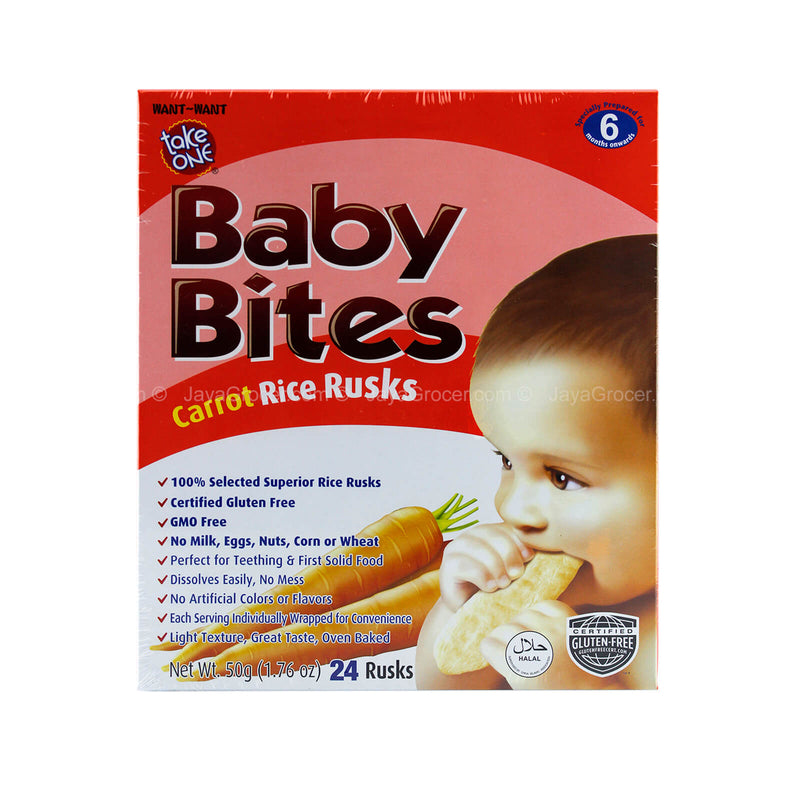 Take One Baby Bites Carrot 50g