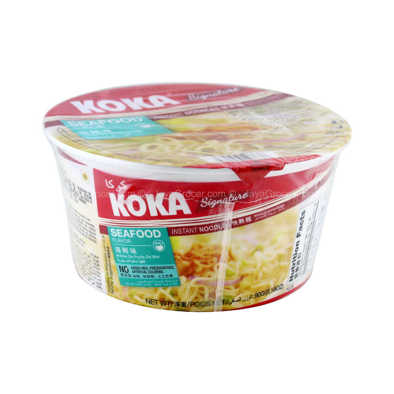 Koka Signature Instant Noodle Bowl Seafood Flavor 90g