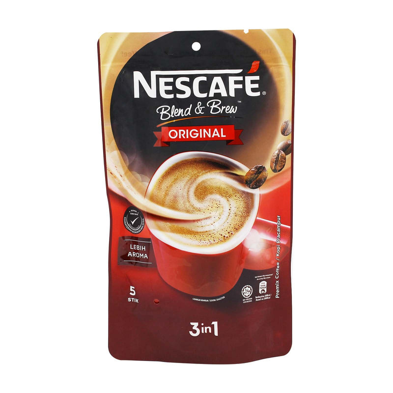 Nescafe Blend & Brew Original 3 in 1 Instant Coffee 19g x 5