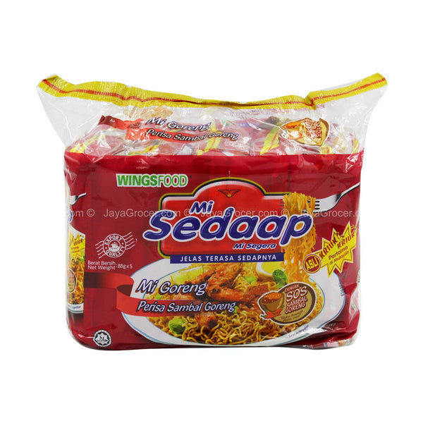Mi Sedaap Fried Instant Sambal Goreng Flavour 88g x 5