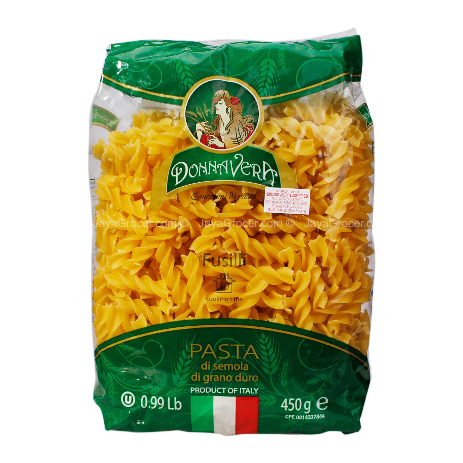 Donna Vera fusilli Pasta 450g