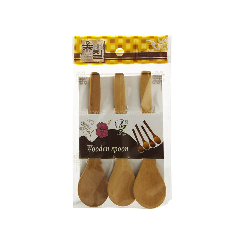 Green Light Wooden Spoon 3pcs