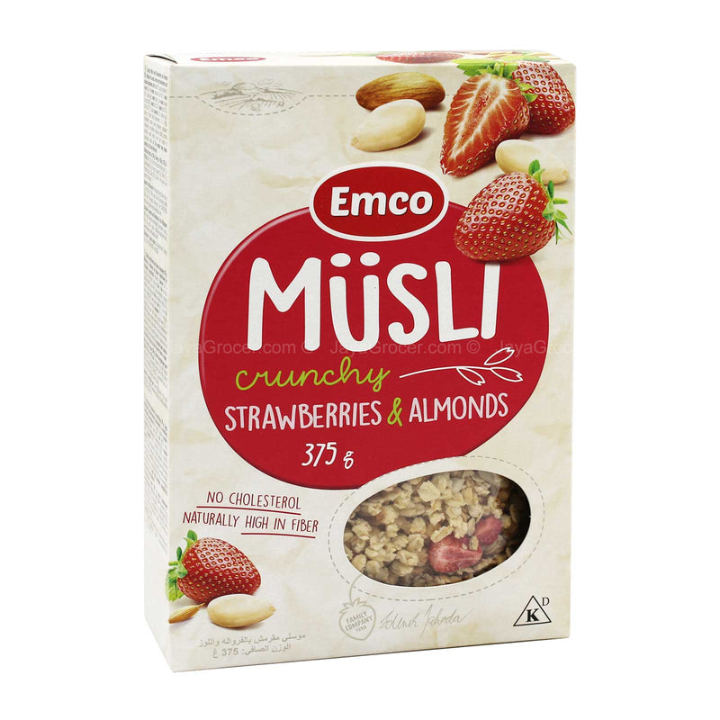 Emco Musli Crunchy with Strawberries & Almonds 375g