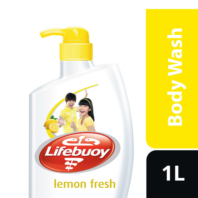 Lifebuoy Lemon Fresh Antibacterial Body Wash 1L