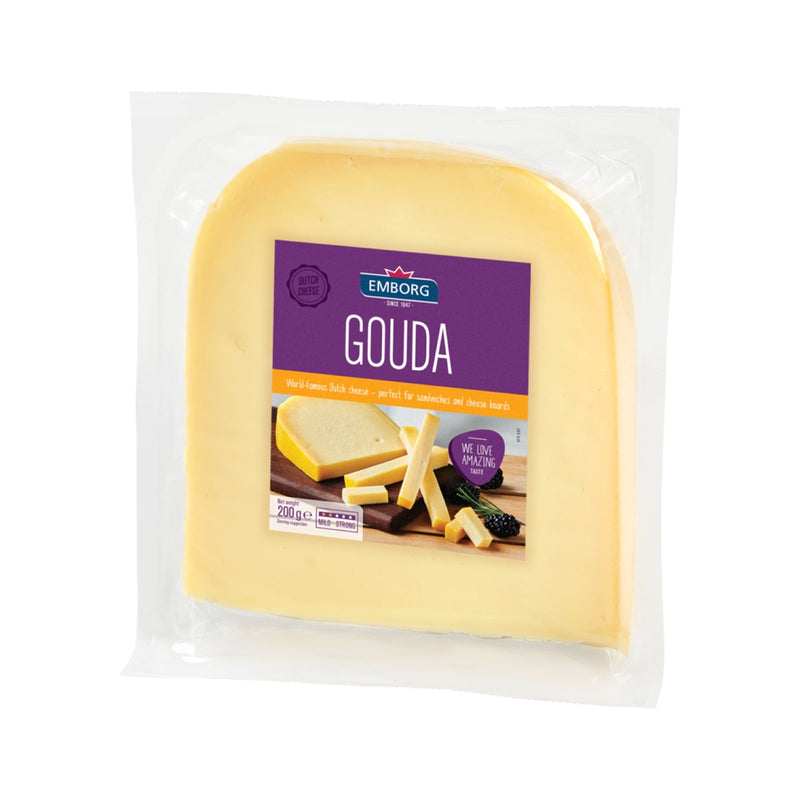 Emborg Gouda Block Cheese 200g