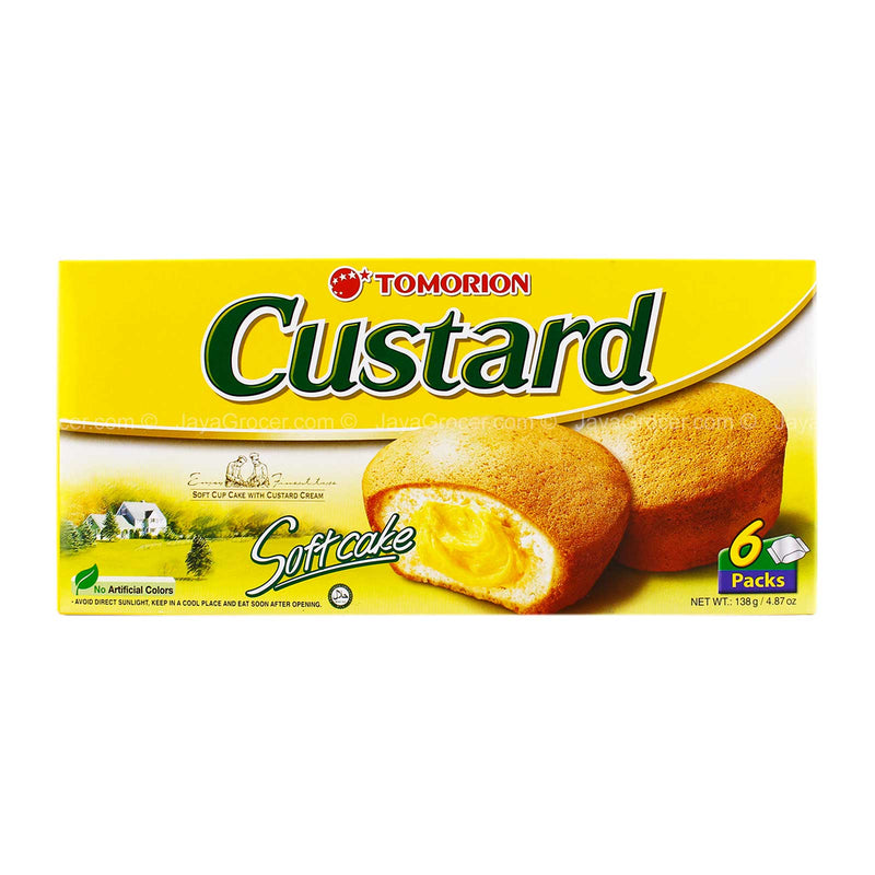 Tomorion Custard Filling Soft Cake 138g