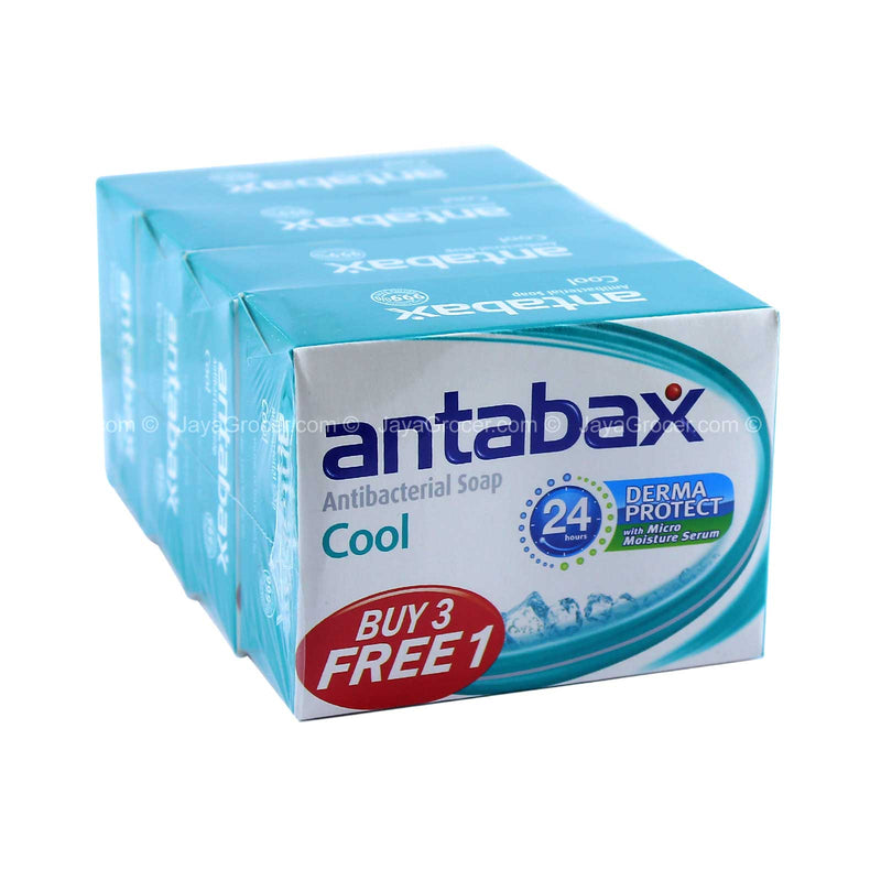 Antabax Cool Antibacterial Soap Bar 85g x 4