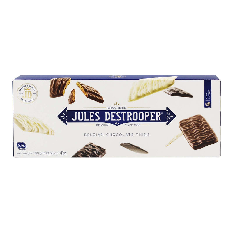 Jules Destrooper Belgian Chocolate Thins 100g