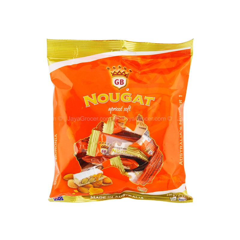 Golden Boronia Apricot Soft Nougats 100g