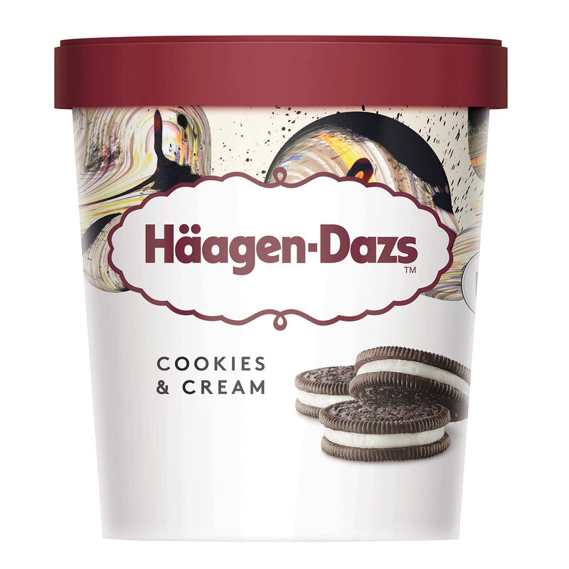 Haagen-Dazs Cookies and Cream Ice Cream 100g
