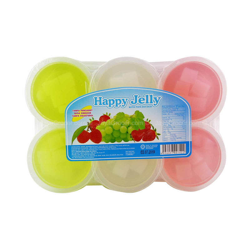 Cocon Happy Jelly with Nata De Coco 80g x 6