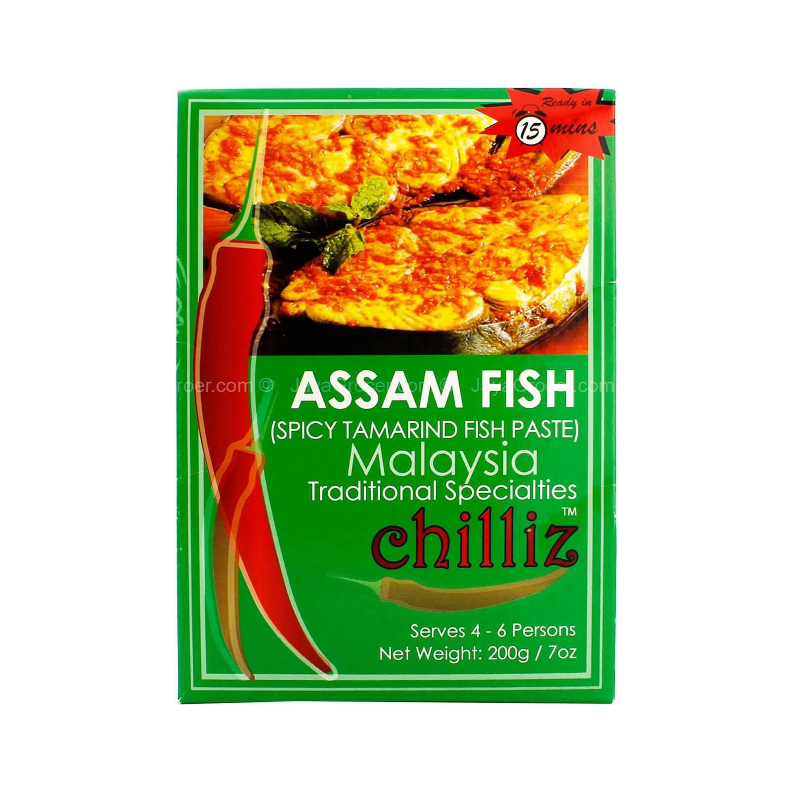 Chilliz Assam Fish Paste 200g
