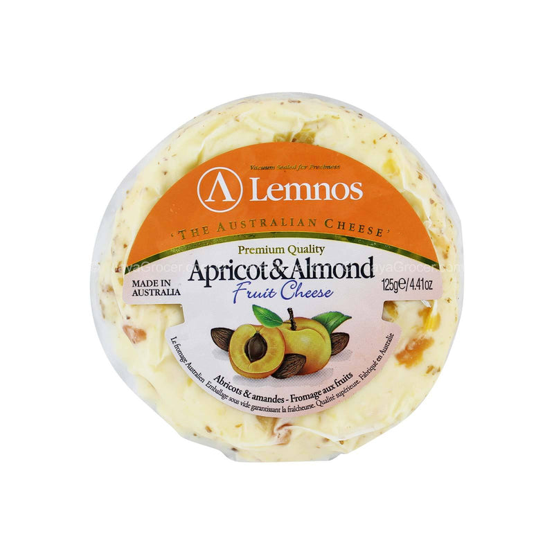 Lemnos Premium Quality Apricot and Almond Fruit Cheese 125g