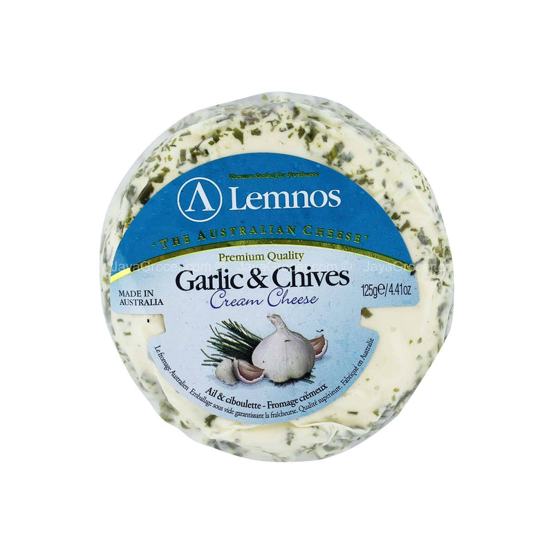 Lemnos Premium Quality Garlic and Chives Cream Cheese 125g