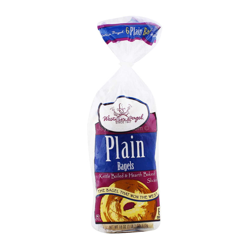 Western Bagel Plain Bagels 510g