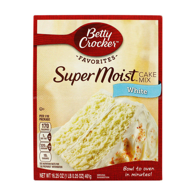 Betty Crocker Super Moist Cake Mix White 461g