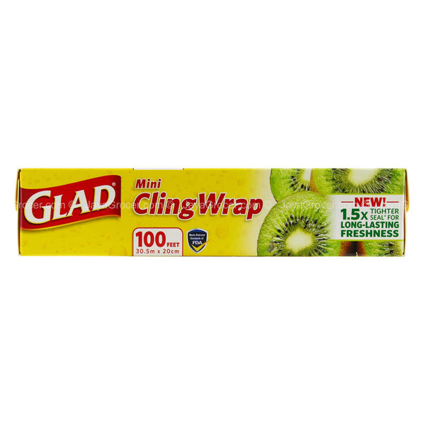 Glad Mini Cling Wrap 100feet 30.5m x 20cm