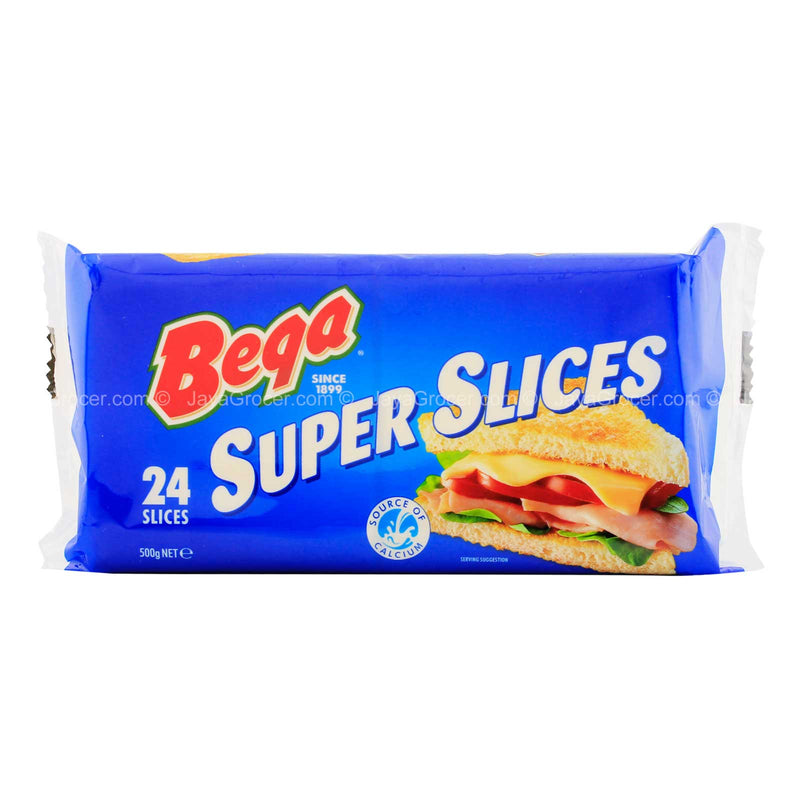 Bega Cheddar Super Slices Cheese 500g