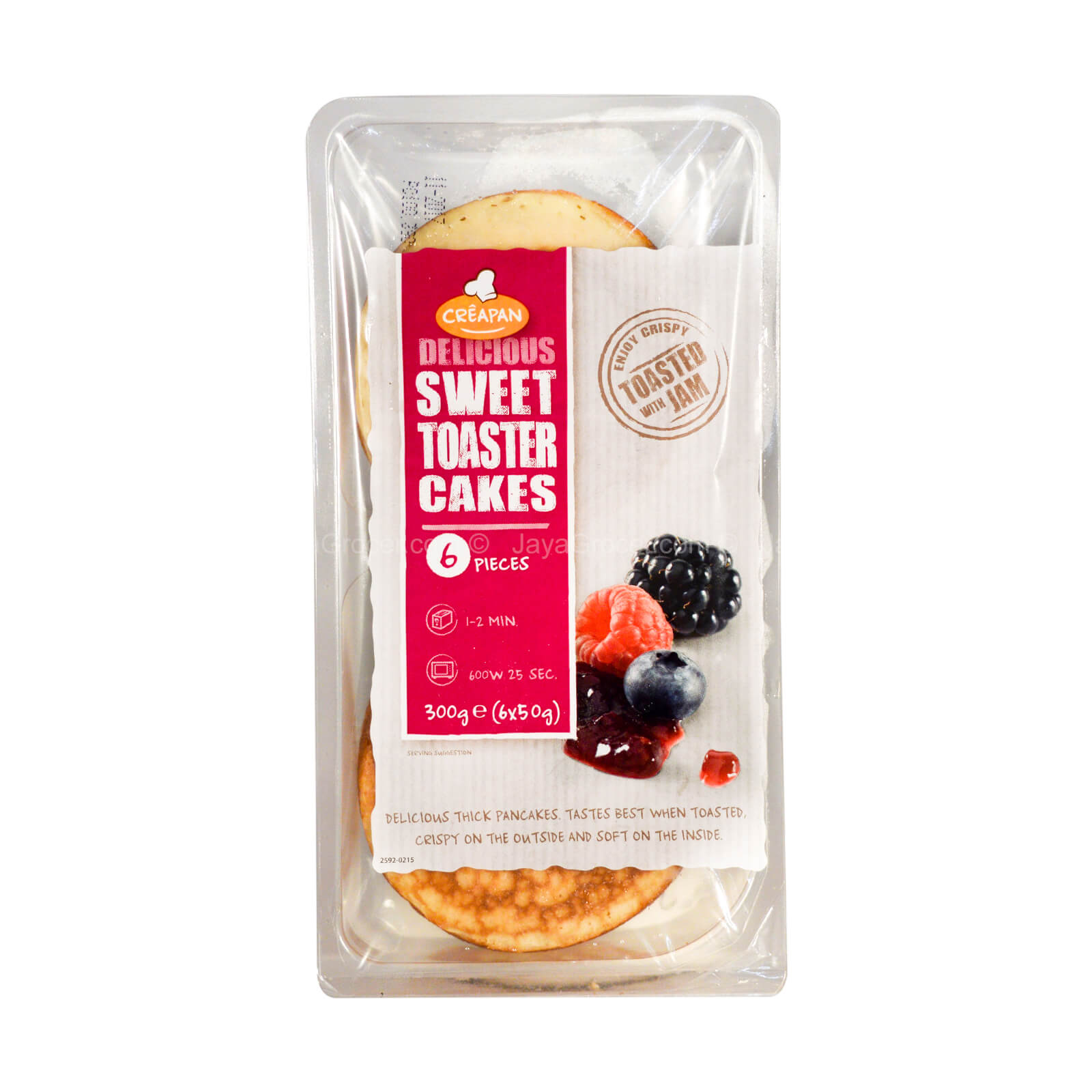 Creapan Sweet Toaster Cakes 50g x 6